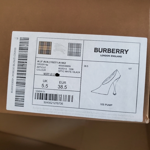 Burberry Ava 38.5 brand new - Picture 14 of 15